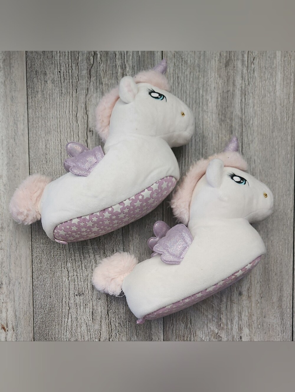 H&M 3D Sparkly Unicorn Slippers
